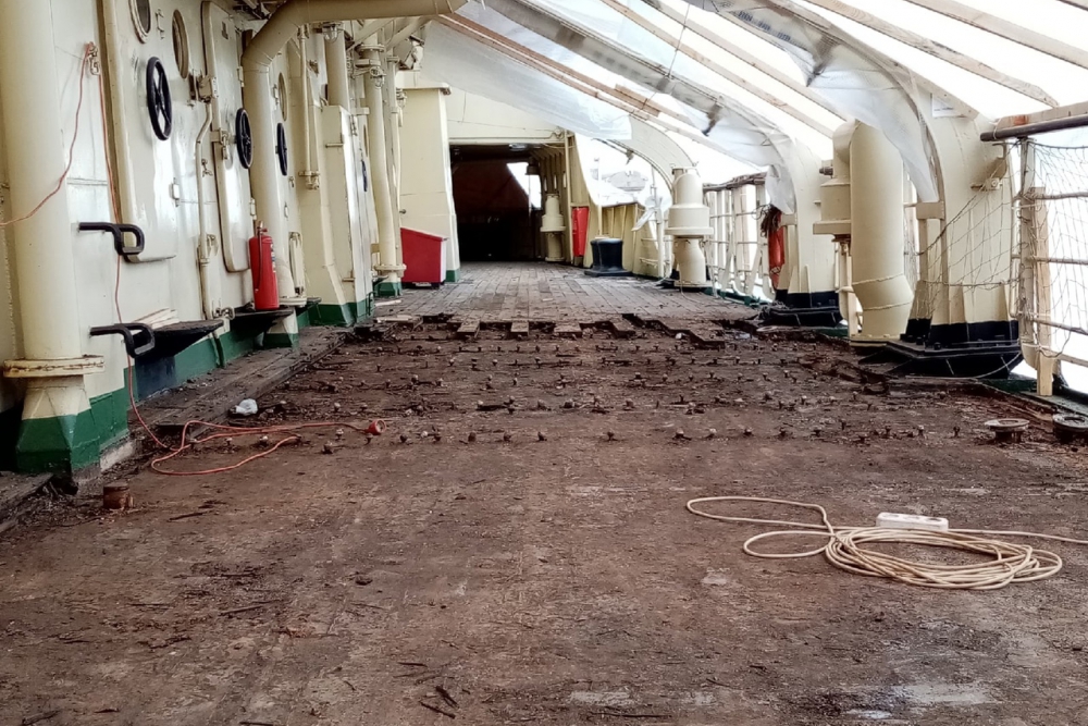 О реставрации верхней палубы ледокола